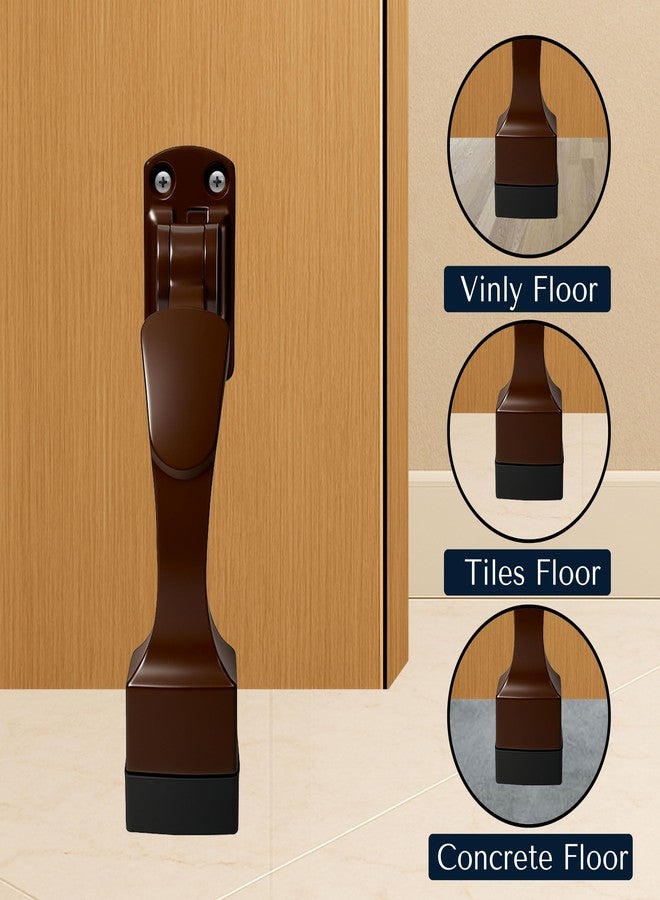 Xpert Door Stopper (Pack of 2) Brown Finish (6 Inches) - Door Stopper for Main Door & Gate Stopper - ADS-75 (PC) 6" - Image 3